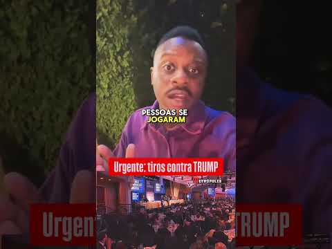 AGORA: TRUMP é retirado de jantar após TIROTEIO