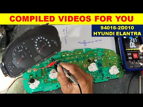 Hyundai Instrument cluster repair comiled videos