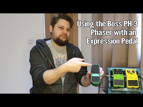 Using a Boss PH 3 Phaser with an Expression Pedal