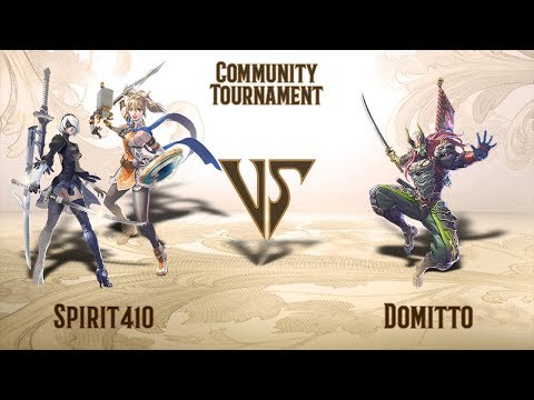Spirit410 (2B, Cassandra) VS Domitto (Yoshimitsu) - Losers Final - Community Tournament (16.11.2019)