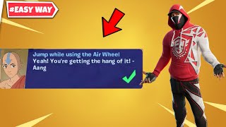 How to EASILY Jump while using the Air Wheel Fortnite | #UsecodeHNP7   (Giveaway Free Skin)