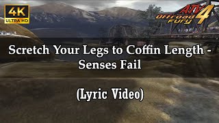 (08) Scretch Your Legs to Coffin Length - Senses Fail (Lyrics Video) | (ENG) | ATV 4 Soundtrack