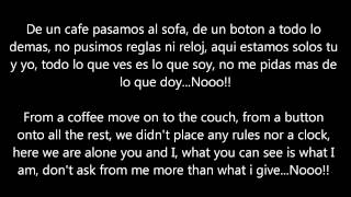 Luis Enrique Yo No Se Mañana I Don&#39;t know Tomorrow Letra/Lyrics (Translation)
