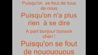 On se fout de nous Shy&#39;m avec parole