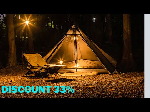 OneTigris TETRA Camping Tent 1 2 Person 3000mm Waterproofed Lightweight Backpacking Tipi Tent