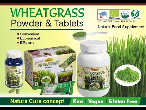 Wheatgrass capsule, 100 capsules