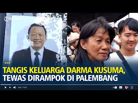 Tangis Keluarga Darma Kusuma Pecah Saat Pemakaman, Tewas Dirampok di Palembang