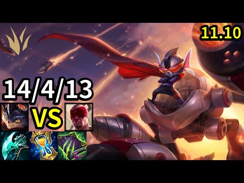 Rumble Jungle vs Lee Sin - KR Master | Patch 11.10