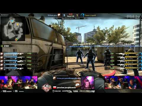 PGL Season 1 Lan Finals I Virtus.pro vsTeam Liquid I BO3 I map 1: Overpass