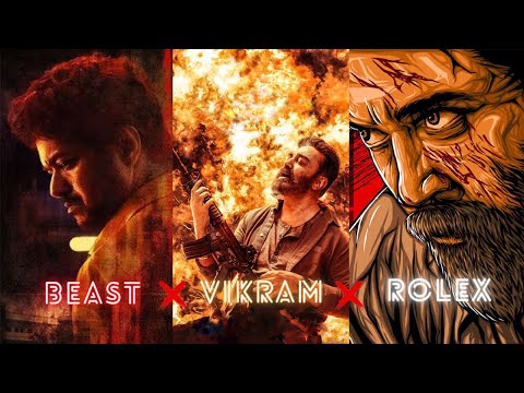 VIKRAM X BEAST X ROLEX SIR BGM | KamalHaasan | Vijay | Surya | Fafa | VijaySethupathi | Anirudh