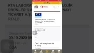 RTA laboratuvarları Yeni covid-19 hızlı tanı testini tamamladığını duyurdu!!