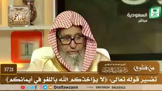 [3721] تفسير قوله تعالى: ﴿لا يؤاخذكم الله باللغو في أيمانكم﴾ - صالح الفوزان