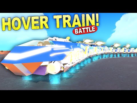 HOVER TRAIN BATTLE! Every Round Our Trains GROW!
