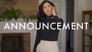 An Announcement!
