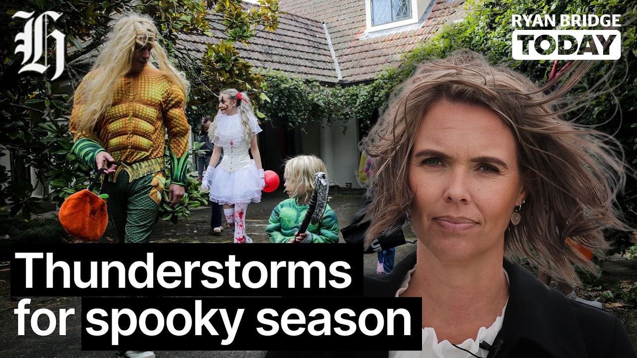 Thunderstorms for spooky season, but will it clear up for trick or treating? | Ryan Bridge TODAY