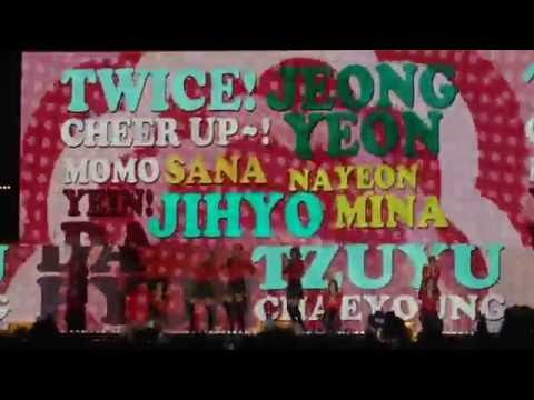 161002 Twice - Cheer Up (G Festival in Anyangcheon)