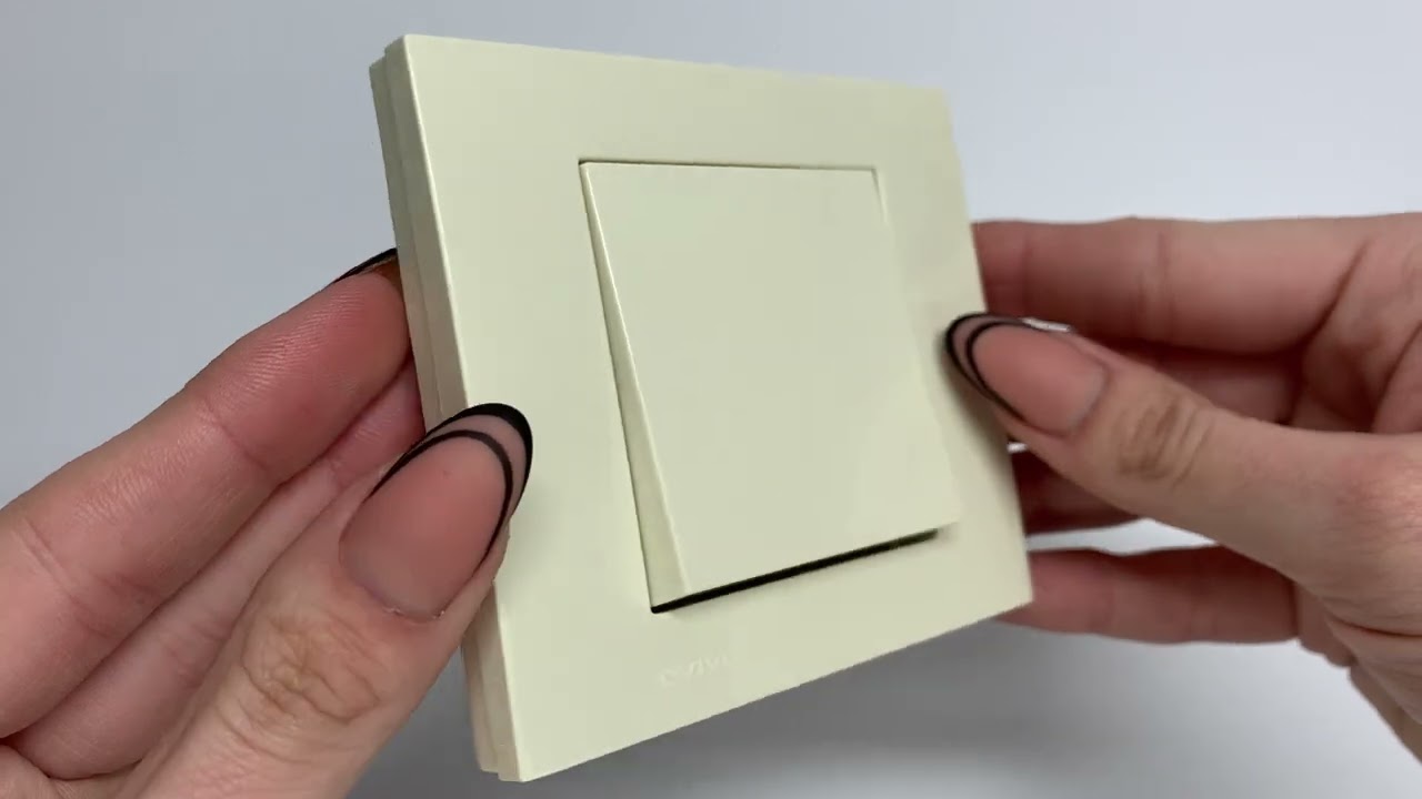 Вимикач одноклавішний OVIVO Grano крем (400-020200-200)