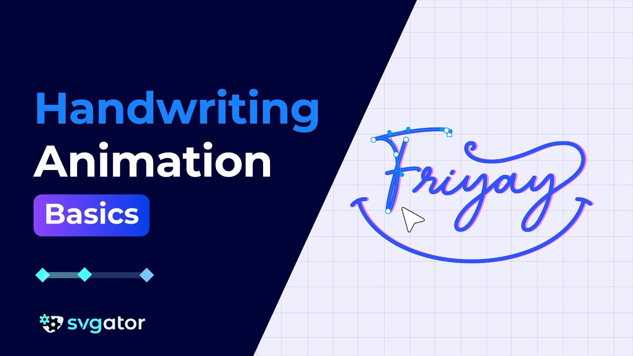 Easy Handwriting Animation for Beginners: Self-Writing Text | SVGator