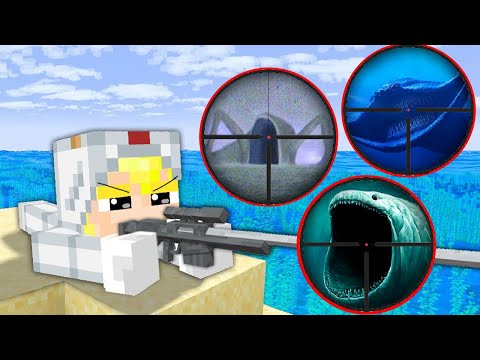 Tô Gà Thử Thách Săn Tất Cả Thủy Quái Huyền Thoại Trong Minecraft