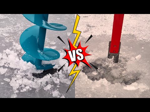 ŚWIDER VS PIERZCHNIA. Otwory w lodzie. Co wybrać?