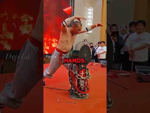 Shaolin Monk Stops a Saw Blade!😱