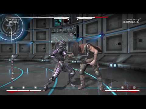 Mortal Kombat X-Triborg Smoke Vortex in the corner