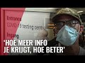 Drukte bij teststraat Schiphol