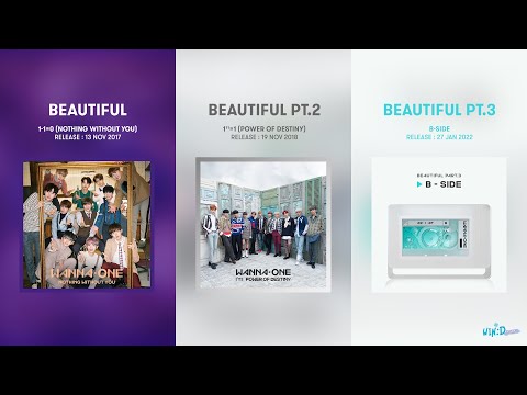 [Audio Playlist] Wanna One (워너원) -  Beautiful (뷰티풀) / Beautiful Pt.2 / Beautiful Part 3