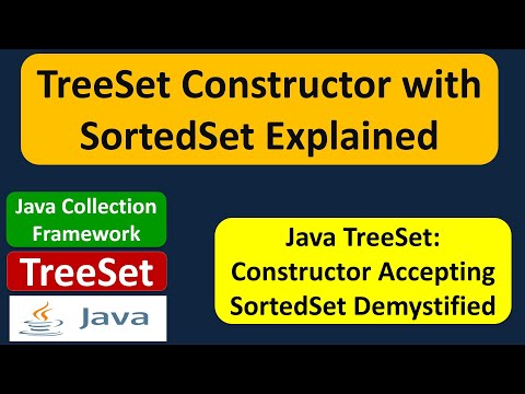 Treeset Constructor Which Accepts Sortedset Java Collection Framework
