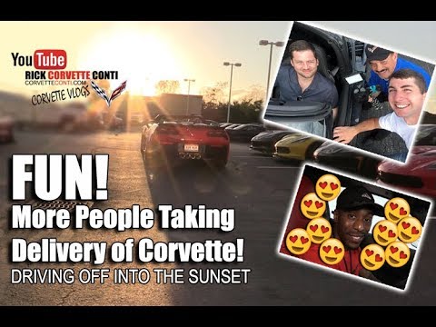 THIS IS FUN   SHARING CUSTOMERS NEW CORVETTE DELIVERIES   GET READY TO SMILE! Video