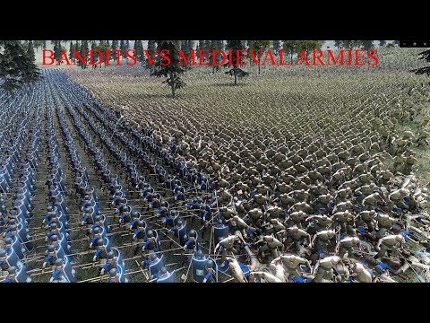 15300 MEDIEVAL ARMIES VS 20000 BANDITS | ULTIMATE EPIC BATTLE SIMULATOR