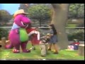 Barney Comes To Life Stop Look And Be Safe Clip