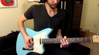 Video thumbnail for Warmoth/Allparts Jazzcaster w/ Fralin Split Blade Tele Pickups (Blues Output) by Ed Ricco Music