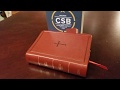 Holman CSB Large Print Compact Reference Bible in Brown LeatherTouch cover - Review
