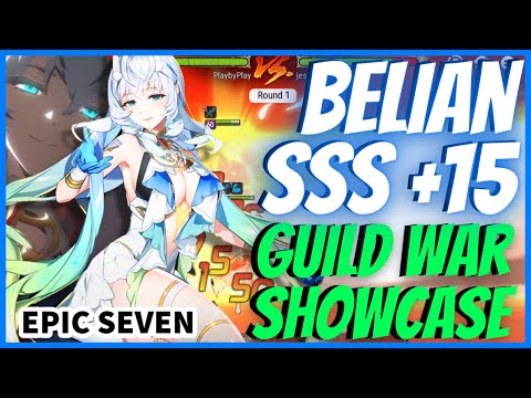 [Epic Seven] Chair Waifu Belian FULL COUNTER! SSS + 15 in Guild War!