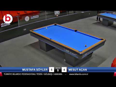 MUSTAFA SÖYLER & MESUT AÇAN Bilardo Maçı - 