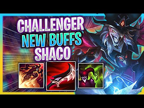 CHALLENGER TRIES SACHO WITH NEW BUFFS! |Challenger Plays Shaco Jungle vs Ivern!  Season 2023