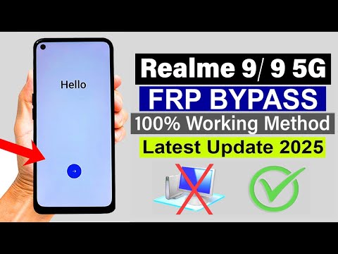 Realme 9/ 9 5G - Delete Google Account/ FRP Bypass | 100% Working (Without Pc)