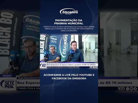 Boa Esperança do Iguaçu: Obras e projetos de R$ 76 milhões