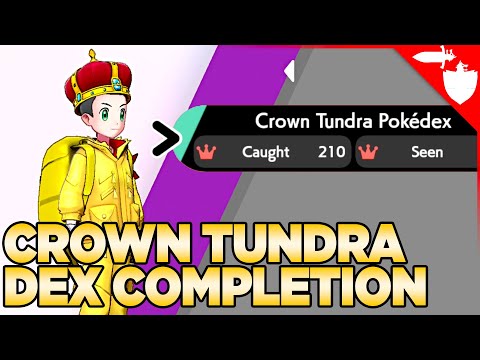 100% Crown Tundra Dex Completion Rewards - Pokemon Sword & Shield DLC