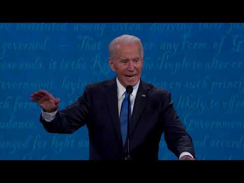 拜登："他認為自己在和別人競爭" (Biden: "He thinks he's running against somebody else")