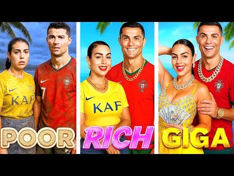 Poor VS Rich VS Giga Rich Football Player ~ Guess the Body, Club, Jersey of Player | Ronaldo,Messi
