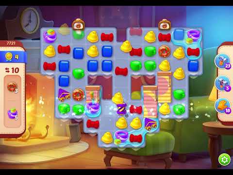 HomeScapes Level 7721 no boosters (18 moves)