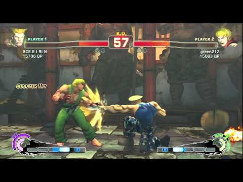 SSF4: ACE E I RI N (Guile) VS Momochi (Ken)