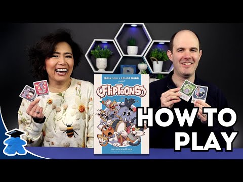 Fliptoons + Big Button Expansion - How to Play. Complete, Clear, Concise Board Game Tutorial
