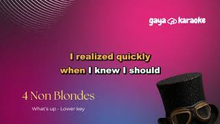 Download lagu 4 Non Blondes - What’s Up - KARAOKE LOWER KEY mp3 Download lagu 4 Non Blondes - What’s Up - KARAOKE LOWER KEY mp3