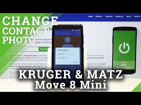 How to Add Photo to Contact in Kruger&Matz Move 8 Mini - Profile Picture