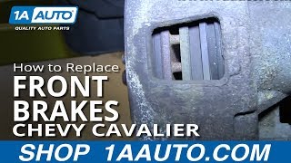 How To Replace Front Brakes 92-05 Chevy Cavalier