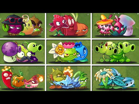 Random 9 Best Team Plants Battles - Who Best Team? - PvZ 2 Team Plants vs Team Plants