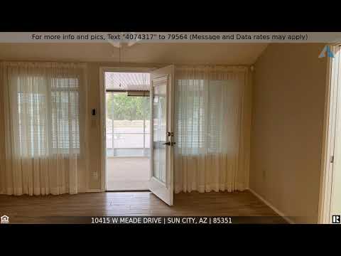 Priced at $1,900 - 10415 W Meade Drive, Sun City, AZ 85351